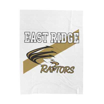 East Ridge Cozy Raptors Velveteen Blanket