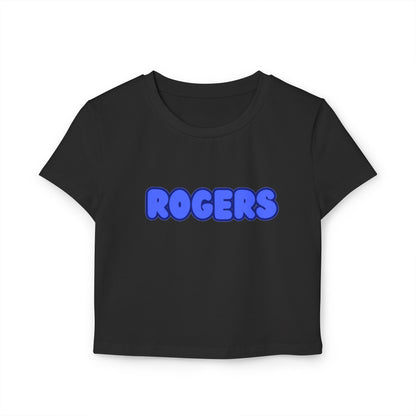 Rogers Royals Women’s Baby Tee - Retro Graphic Top for Casual Vibes