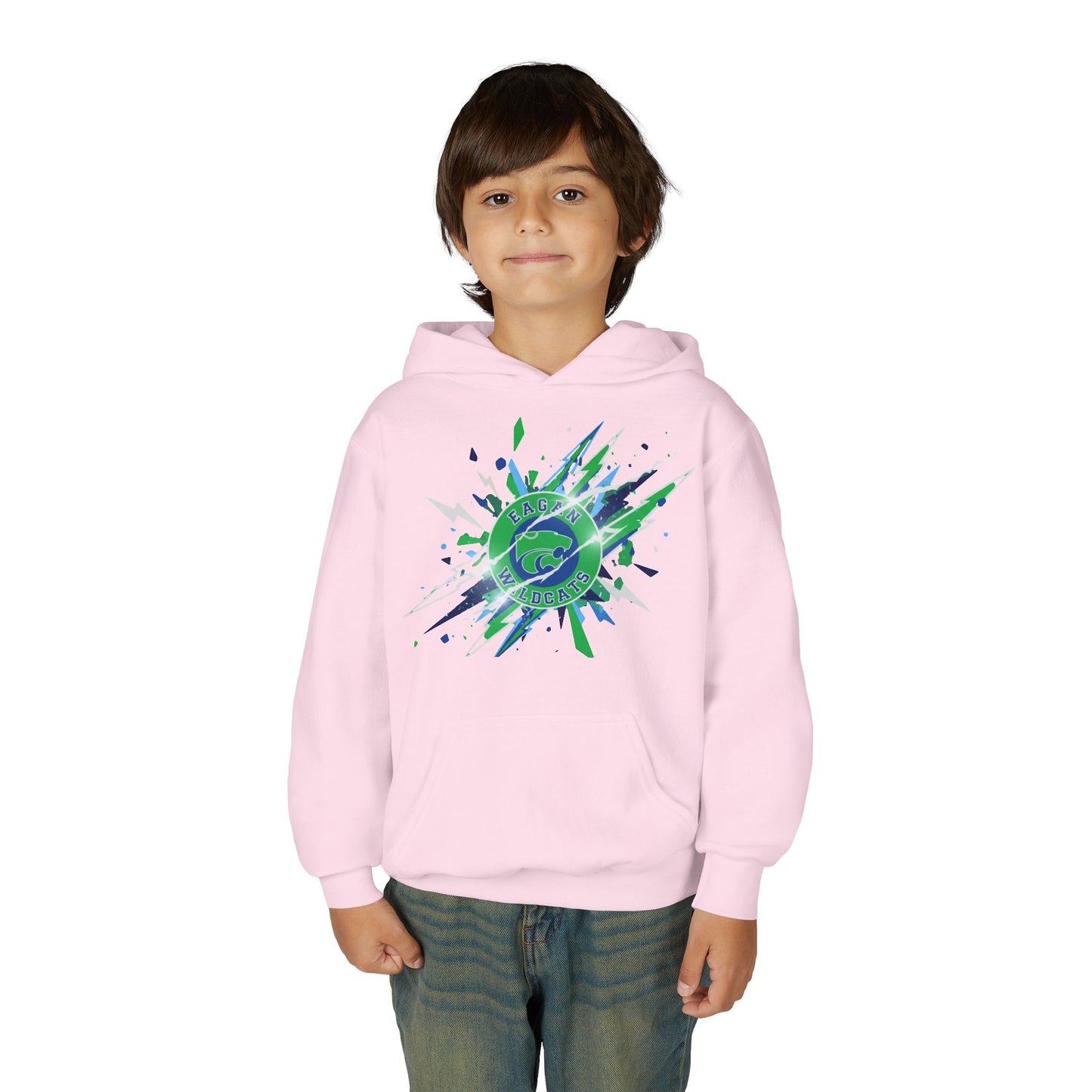 Eagan Wildcats Youth Heavy Blend Hoodie - Cozy & Stylish Sweatshirt for Kids