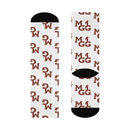 Cozy Monogrammed Cushioned Crew Socks for Everyday Comfort