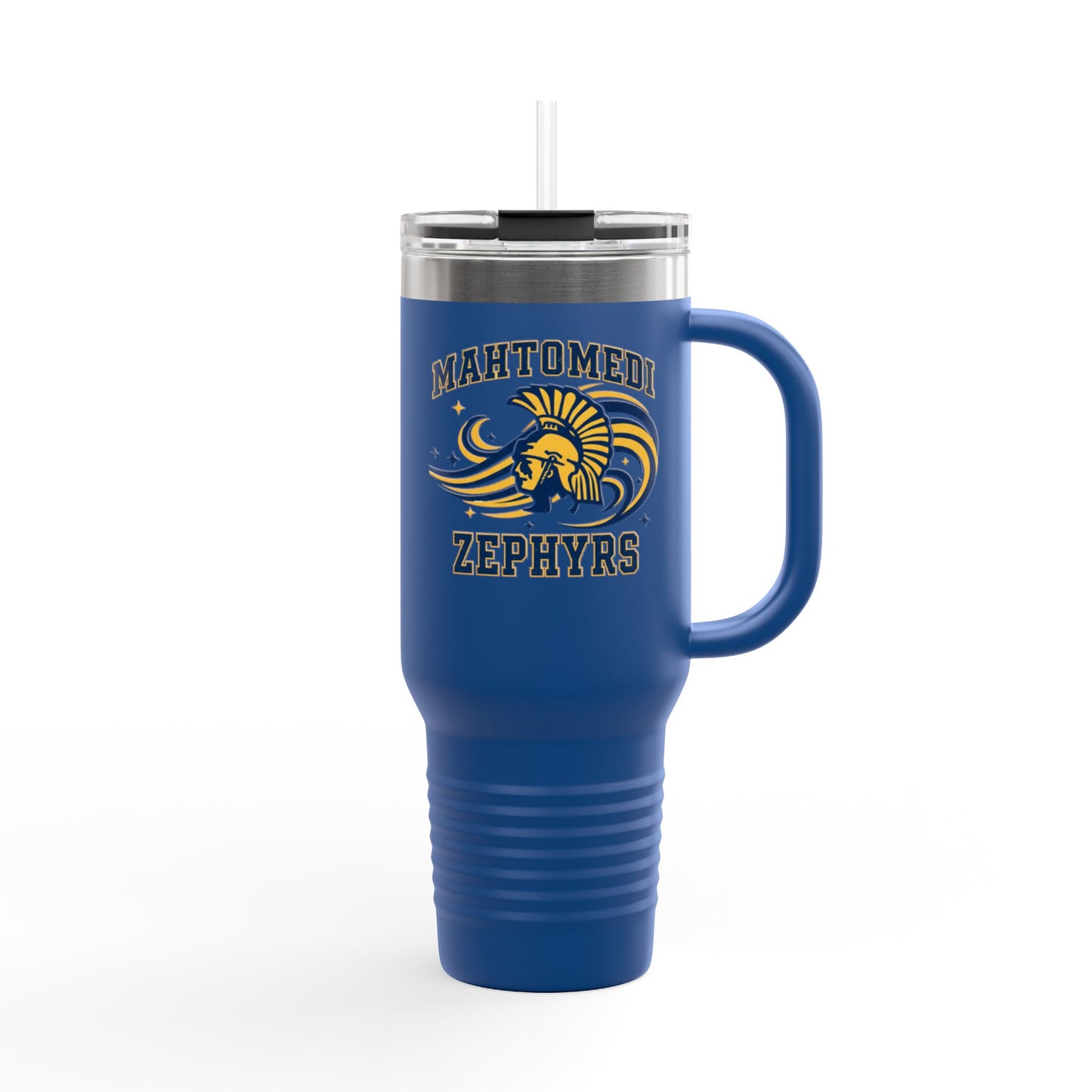 Mahtomedi Zephyrs Insulated Travel Mug - 40oz with Custom Logo for Road Trips and Daily Commutes