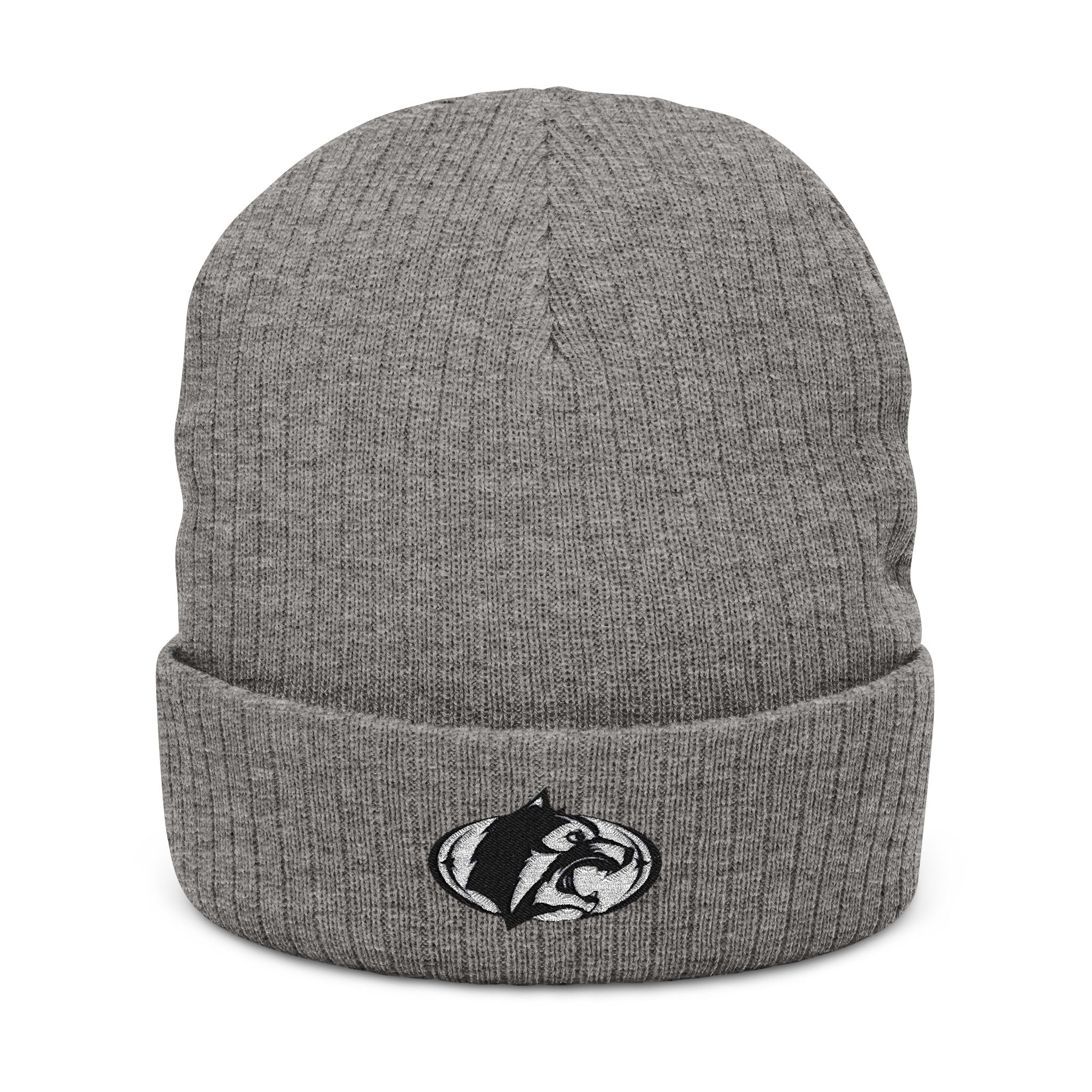 Roseville Raiders Embroidered Ribbed Knit Beanie - Cozy Winter Hat