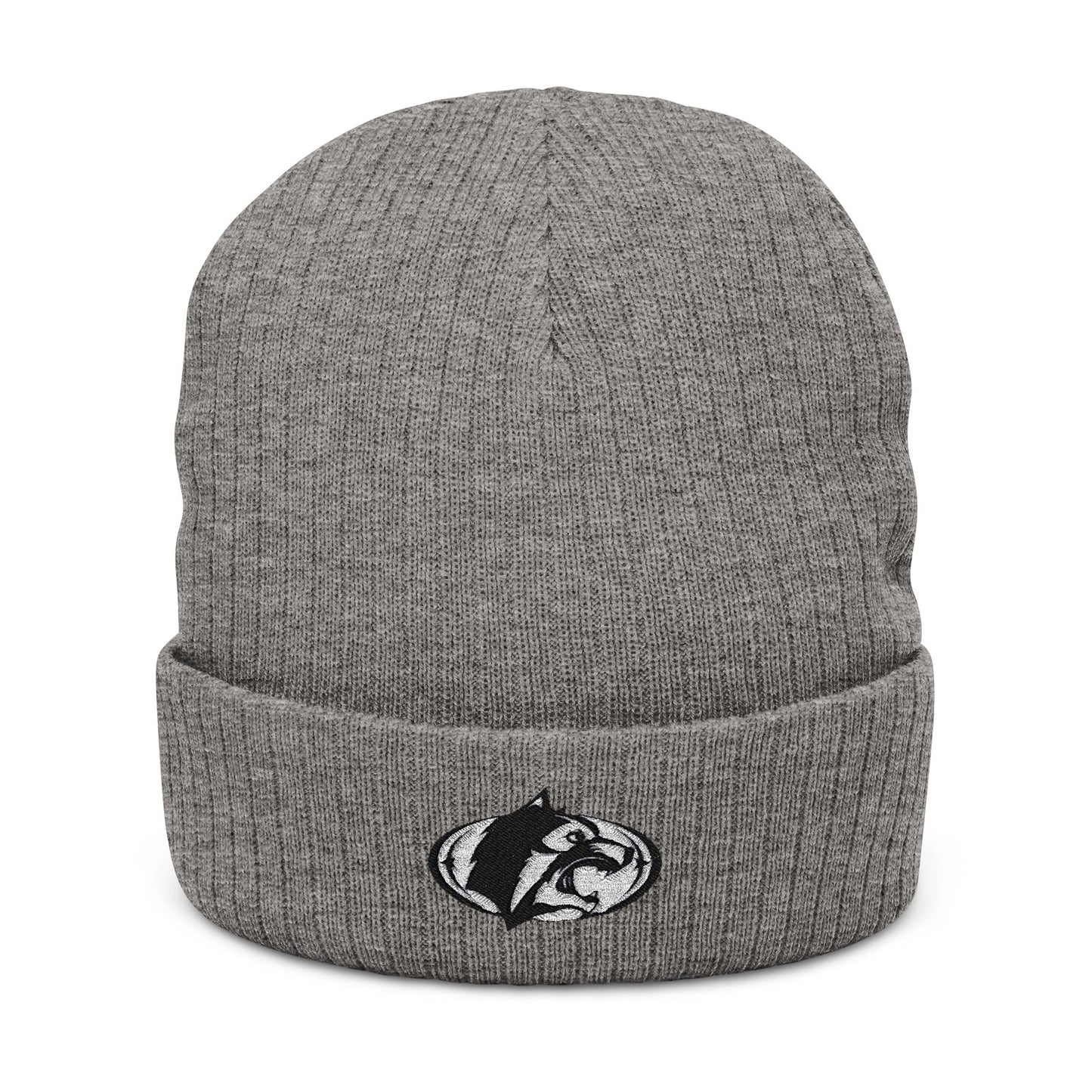 Roseville Raiders Embroidered Ribbed Knit Beanie - Cozy Winter Hat