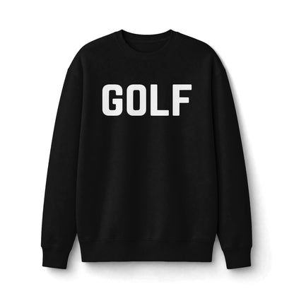 GOLF Crewneck Sweatshirt — Minimal Golf Logo Pullover