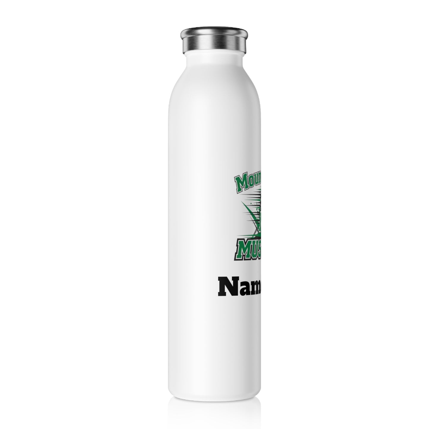 Mounds View Mustangs Slim Water Bottle —  Stainless Insulated Bottle
