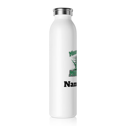 Mounds View Mustangs Slim Water Bottle —  Stainless Insulated Bottle