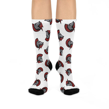 Richfield Spartans Trendy Cushioned Crew Socks