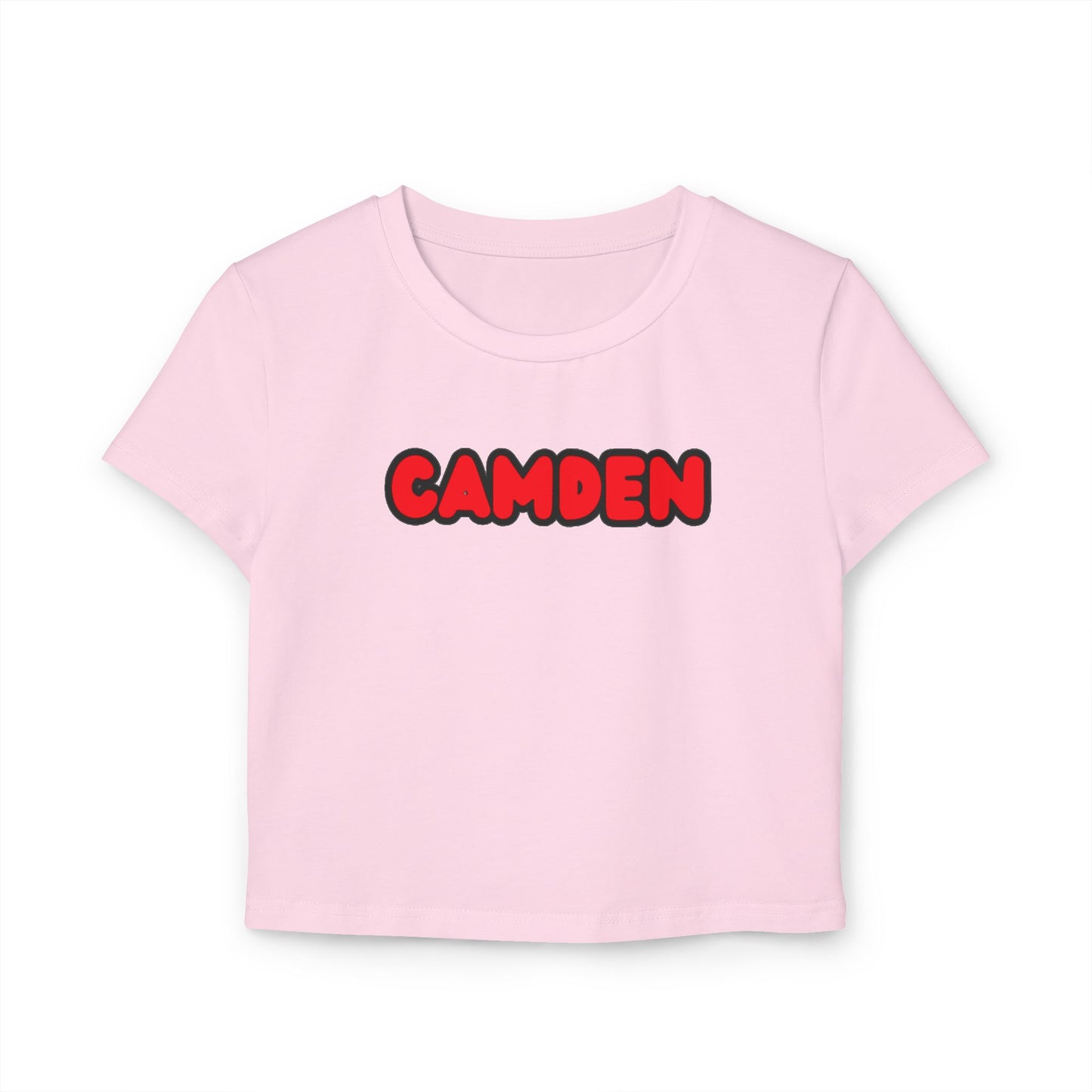 Minneapolis Camden Women’s Baby Tee - Retro Graphic Top for Casual Vibes