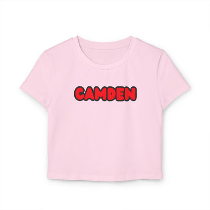 Minneapolis Camden Women’s Baby Tee - Retro Graphic Top for Casual Vibes