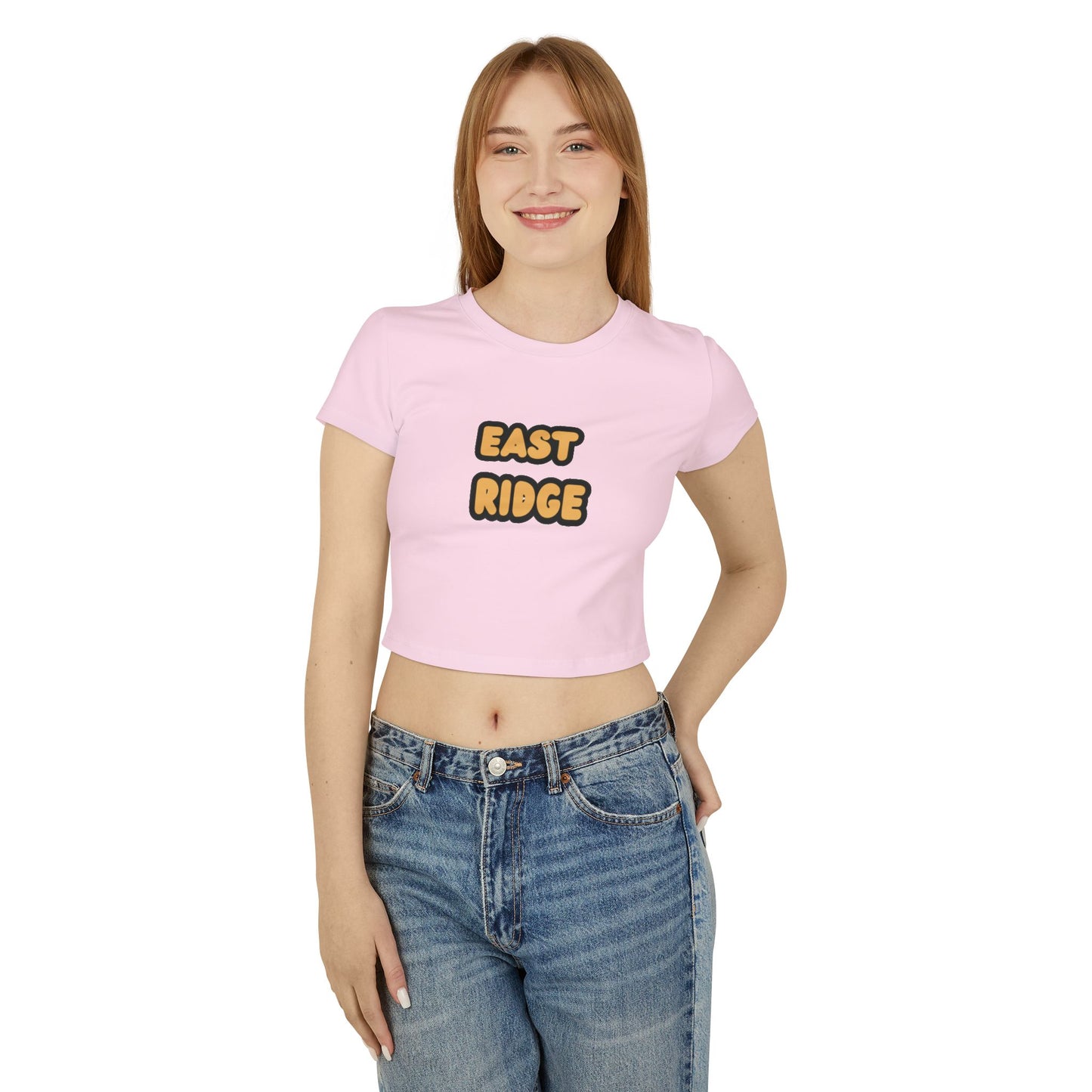 East Ridge Raptors Women’s Baby Tee - Retro Graphic Top for Casual Vibes