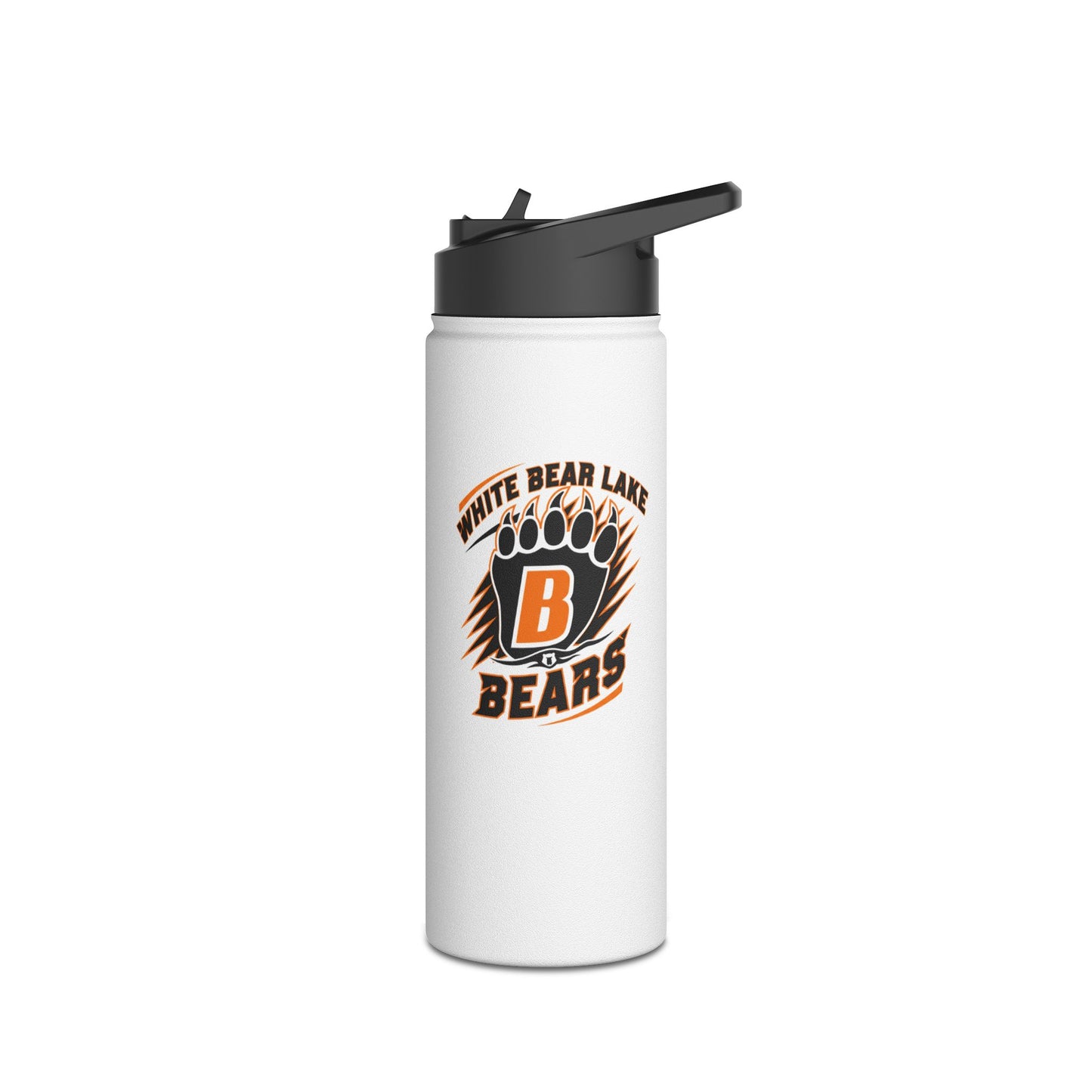 Water Bottle - White Bear Lake Bears Stainless Steel, Durable