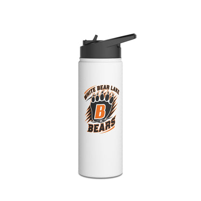 Water Bottle - White Bear Lake Bears Stainless Steel, Durable