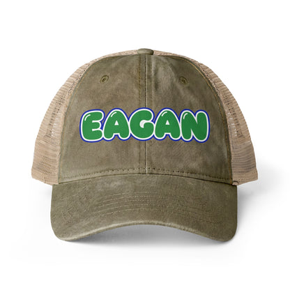 Eagan Wildcats Women's Washed Mesh-Back Cap