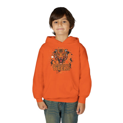 Farmington Tigers Hoodie - Cozy Heavy Blend Sweatshirt for Kids