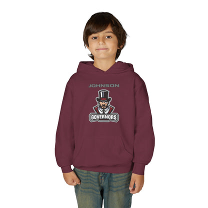 Saint Paul Johnson Youth Heavy Blend Hooded Sweatshirt - Governors Design