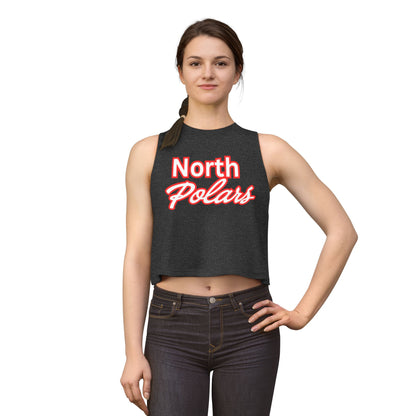 North Polars Crop Top — Retro Script Athletic Women's Tank