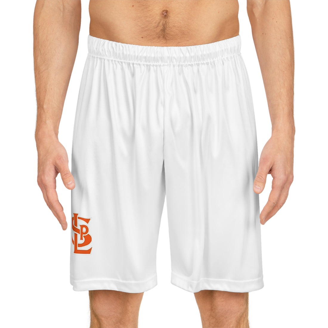 Saint Louis Park Orioles White Basketball Shorts for Sports Enthusiasts