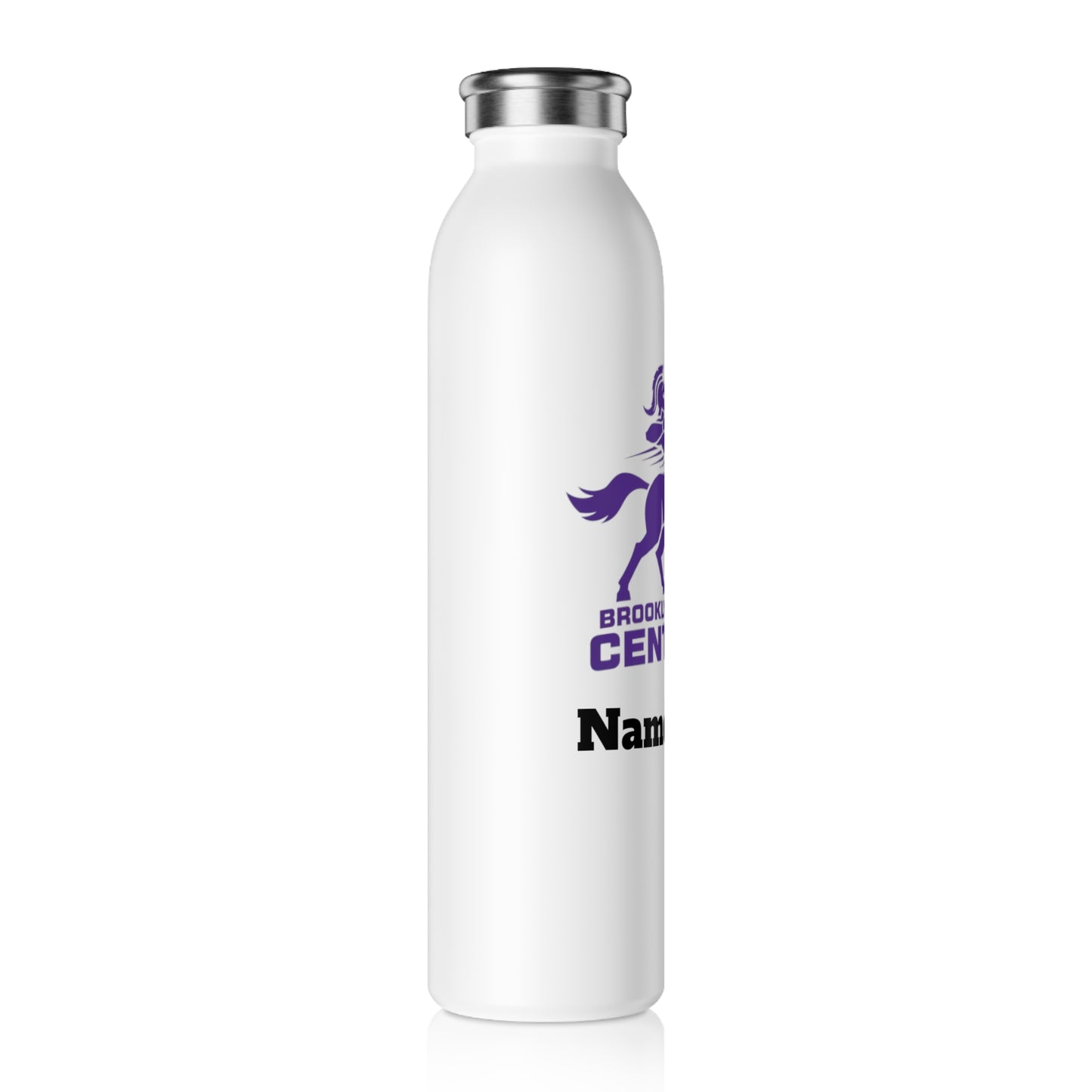 Brooklyn Center Centaurs Slim Water Bottle —  Stainless Insulated Bottle