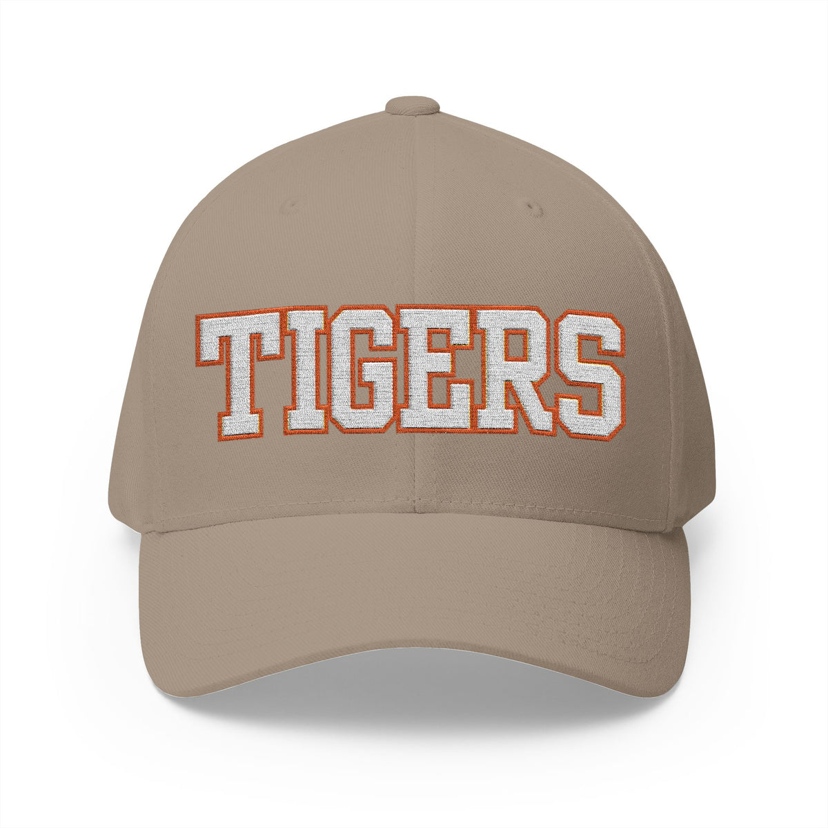 Farmington Tigers White Varsity Embroidered Cap