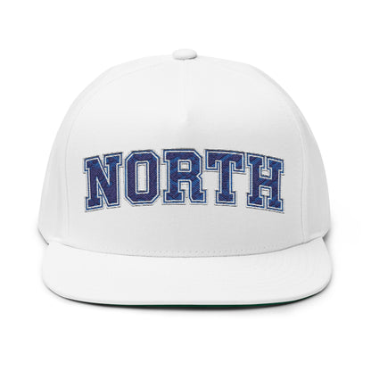 Minneapolis North Embroidered Flat Bill Cap