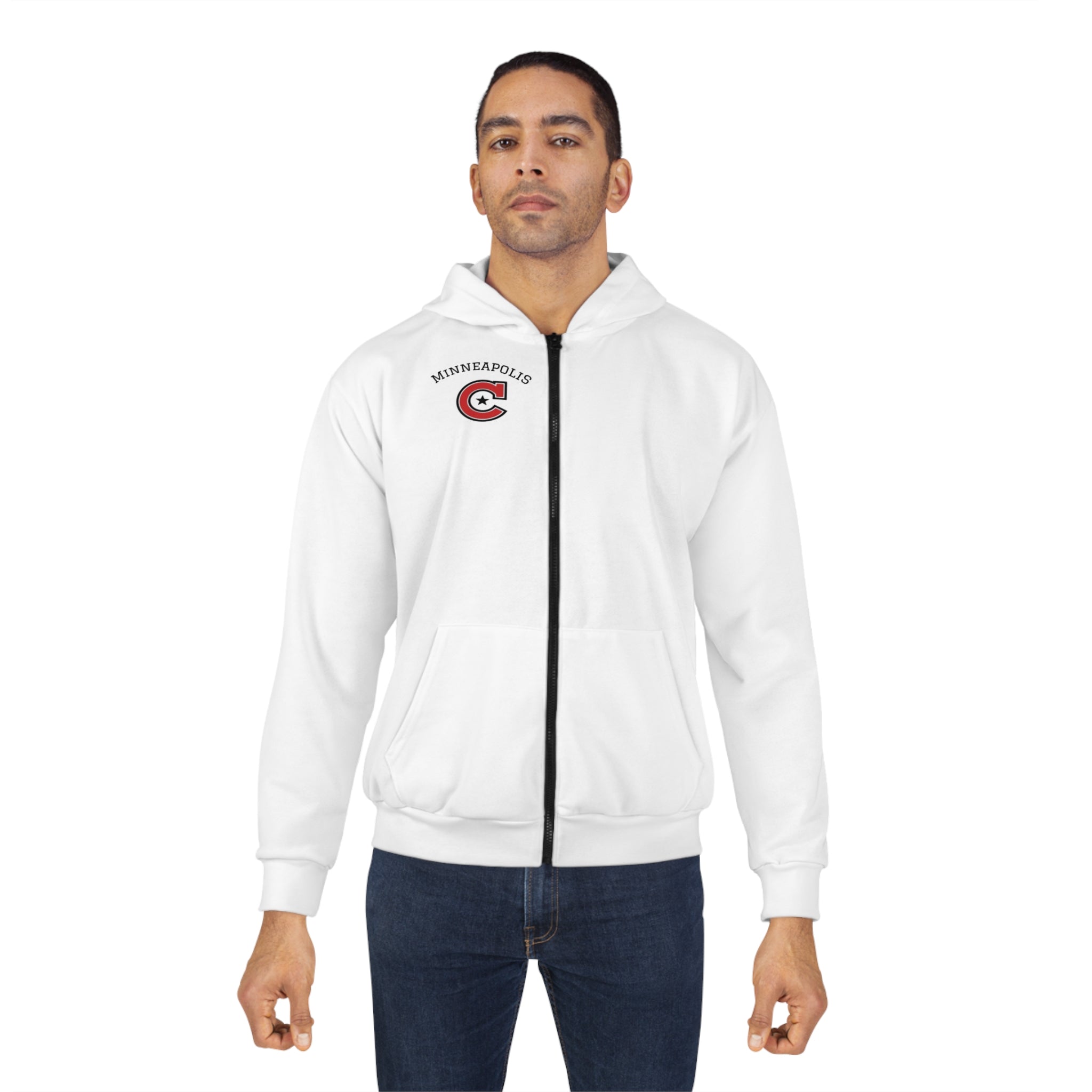Minneapolis Camden Unisex Zip Hoodie - Cozy Layer for All Occasions
