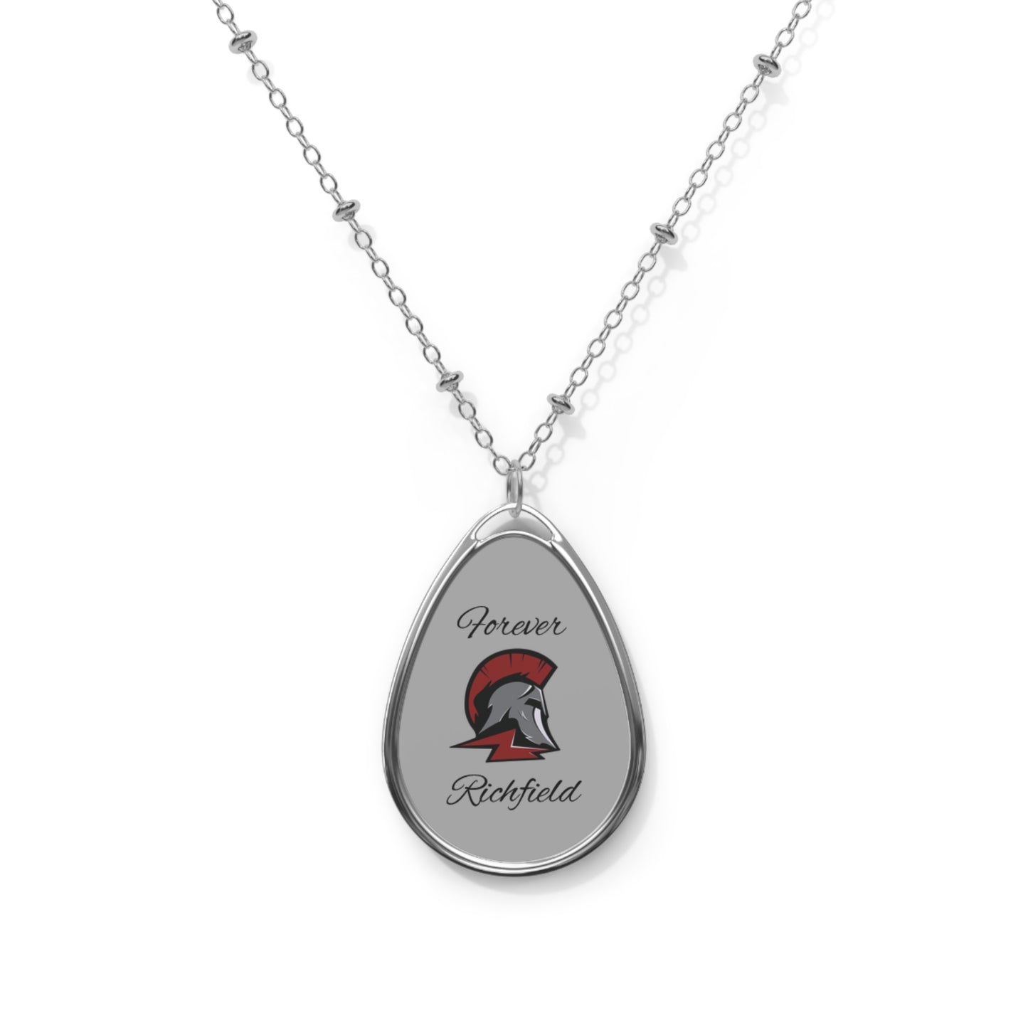 Richfield Spartans "Forever" Oval Necklace Pendant