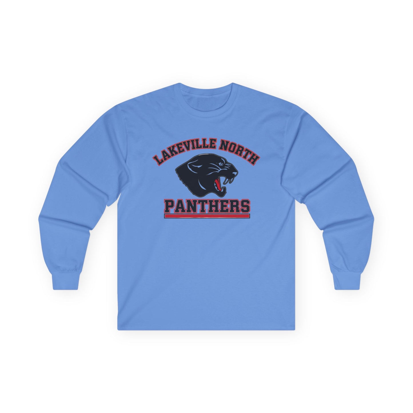 Lakeville North Panthers Long Sleeve Tee — School Mascot Panther Graphic