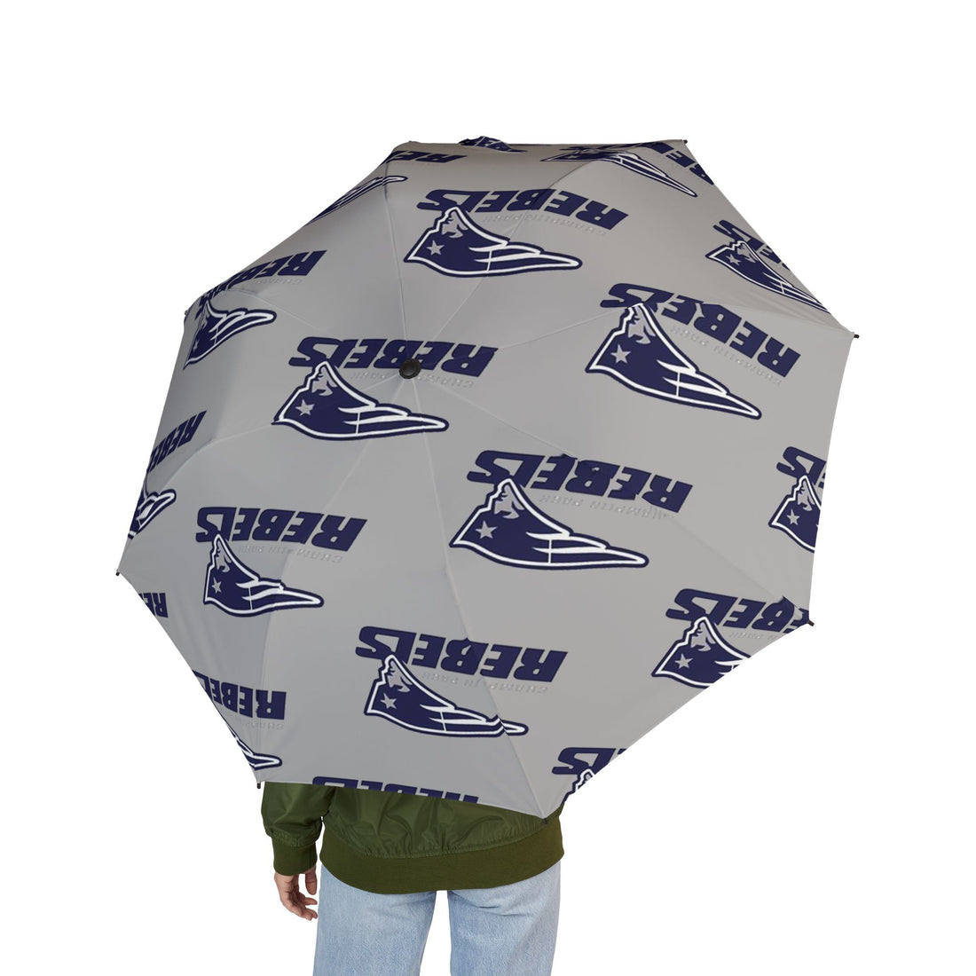 Champlin Park Rebels Stylish Foldable Umbrella - Compact Rain Protection