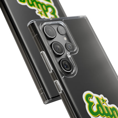 Custom Clear Phone Case with Edina Design - Stylish Protection for Your Smartphone