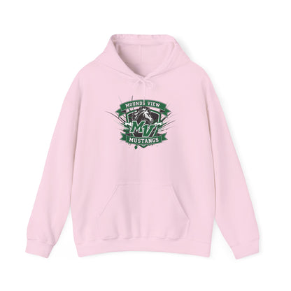 Mounds View Mustangs Vintage School Mascot Sweatshirt