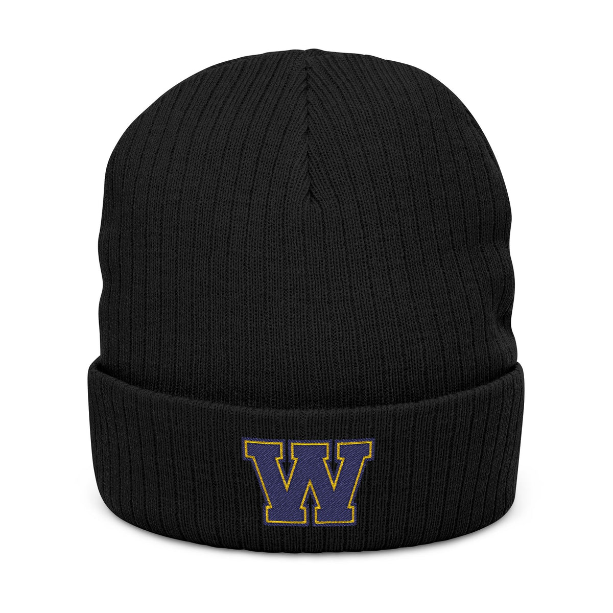Saint Paul Washington Tech Embroidered Ribbed Knit Beanie