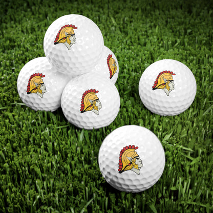 Orono Spartans Golf Balls Set - 6 Pack with Unique Design for Golf Enthusiasts