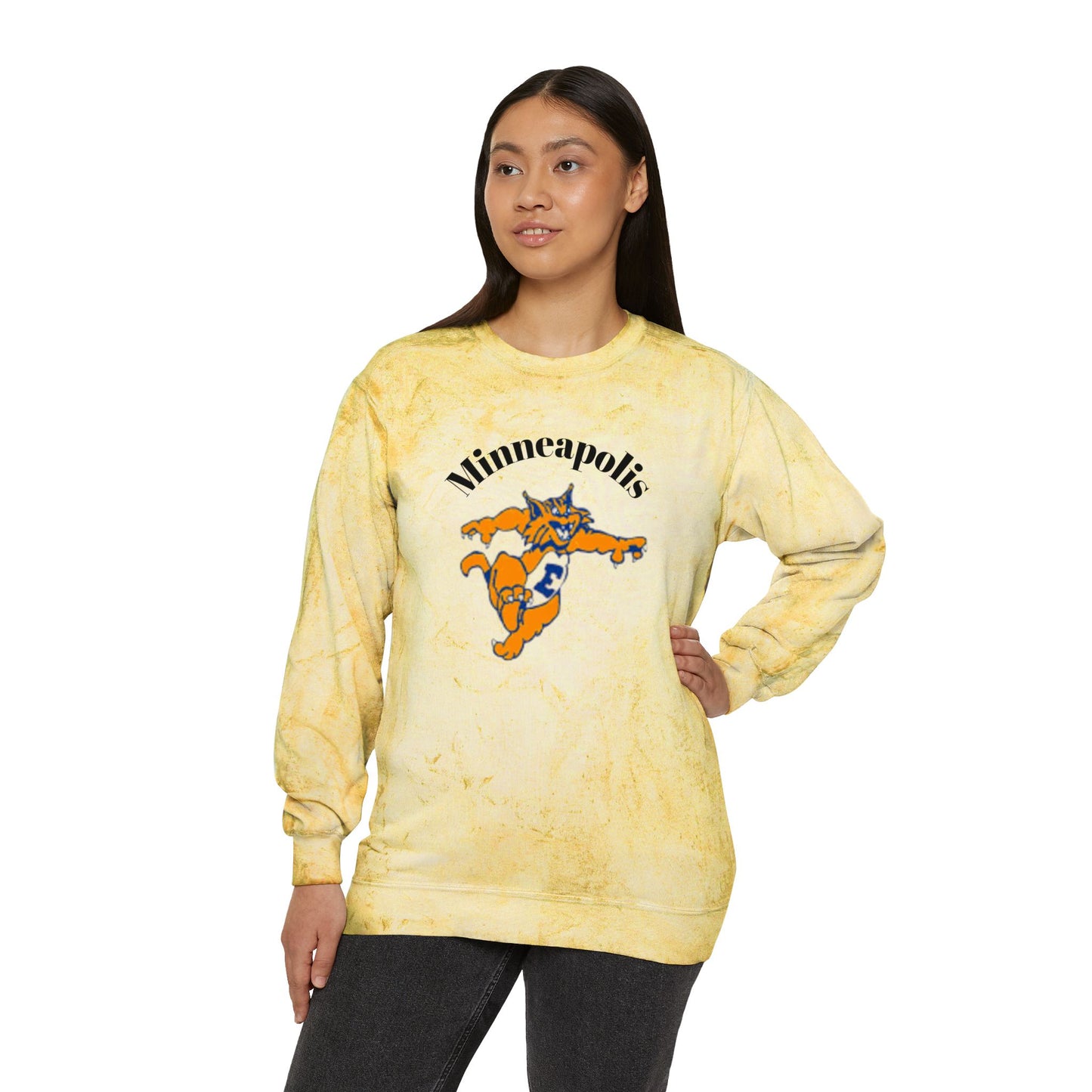 Minneapolis Edison Tommies Unisex Color Blast Crewneck Sweatshirt