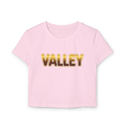 Apple Valley Retro Women's Baby Tee - Trendy Cropped Tee for Casual Outfits