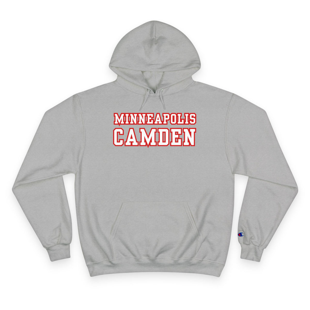 Minneapolis Camden Champion Hoodie — Retro Collegiate Pullover