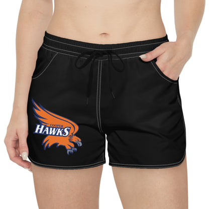 Robbinsdale Cooper Hawks Casual Women's Black Shorts - Perfect for Summer Adventures
