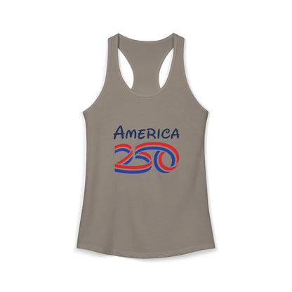 America 250 Anniversary Women's Tank Top — Patriotic Racerback