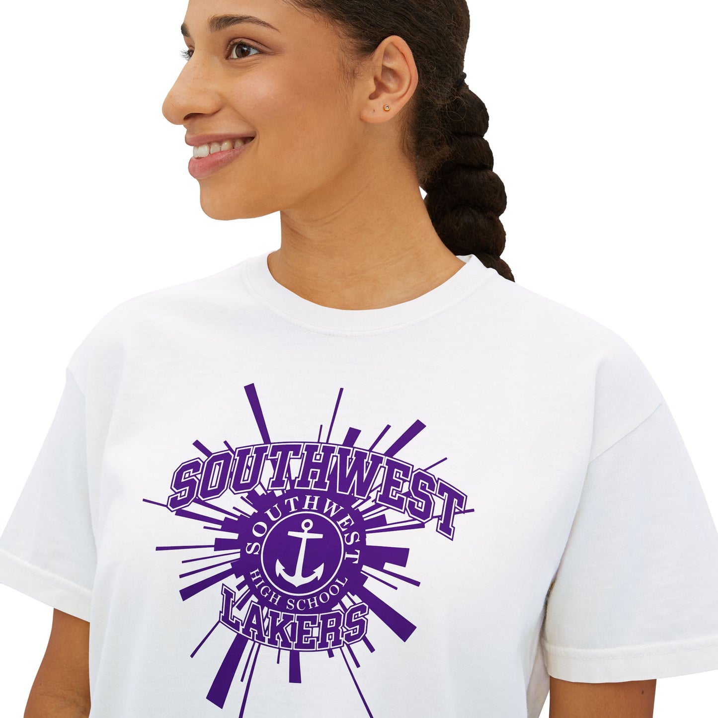 Minneapolis Southwest Lakers Women's Boxy Tee - Casual Summer Vibe