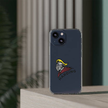 Clear Phone Case with Harding Logo