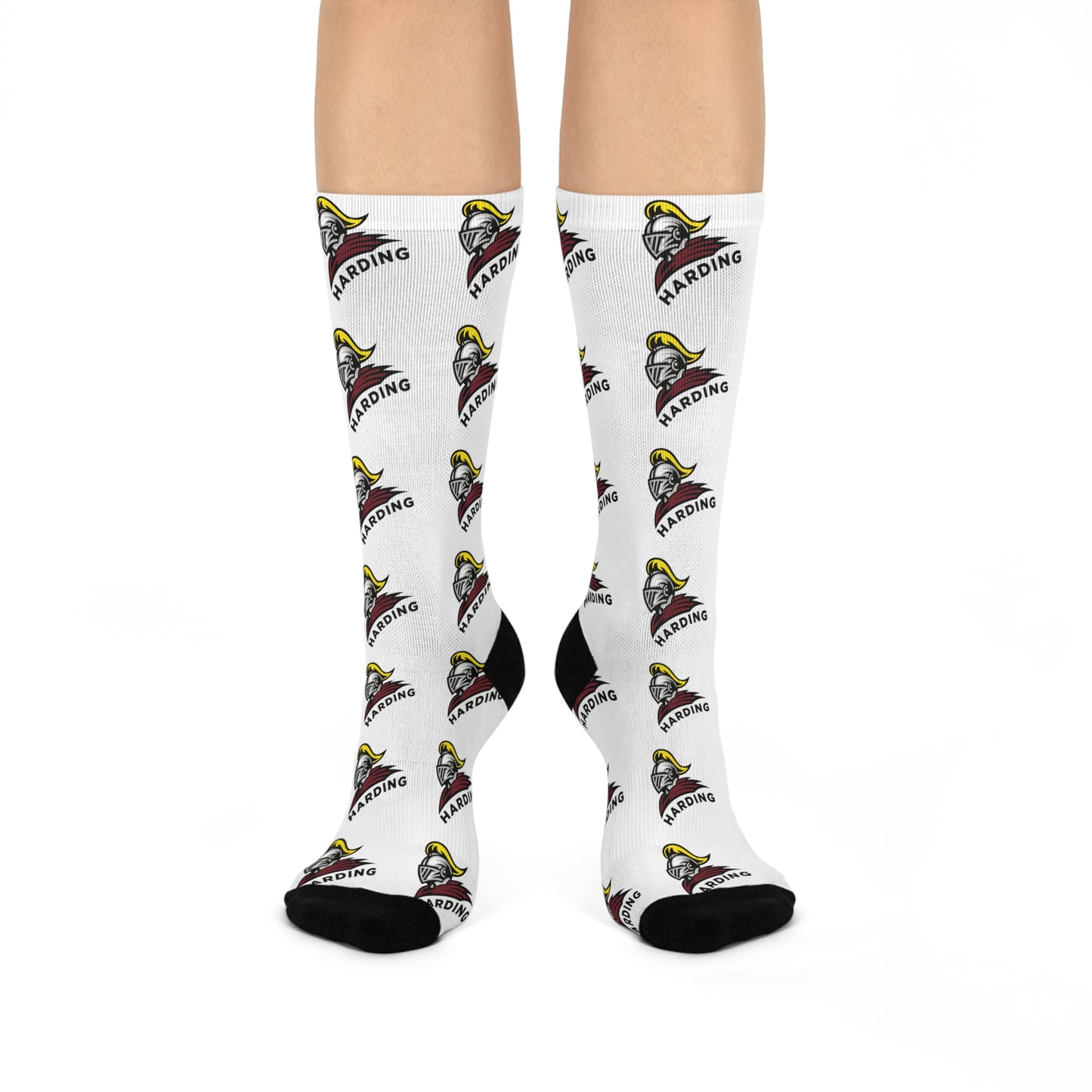 Harding Crew Socks - Cushioned Comfort for Fans and Athletes