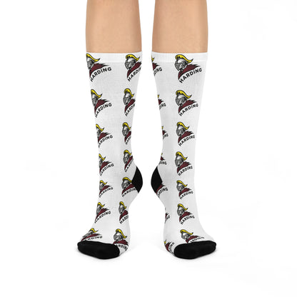 Harding Crew Socks - Cushioned Comfort for Fans and Athletes