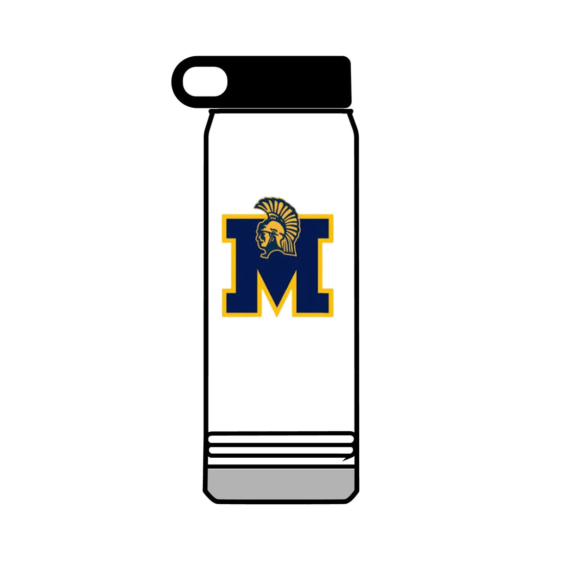 Mahtomedi Zephyrs Motivational 32oz Water Bottle  - Perfect for Sports and Daily Hydration
