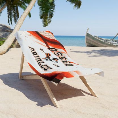Osseo Orioles Beach Towel - Fun and Stylish Summer Essential for Beach Lovers