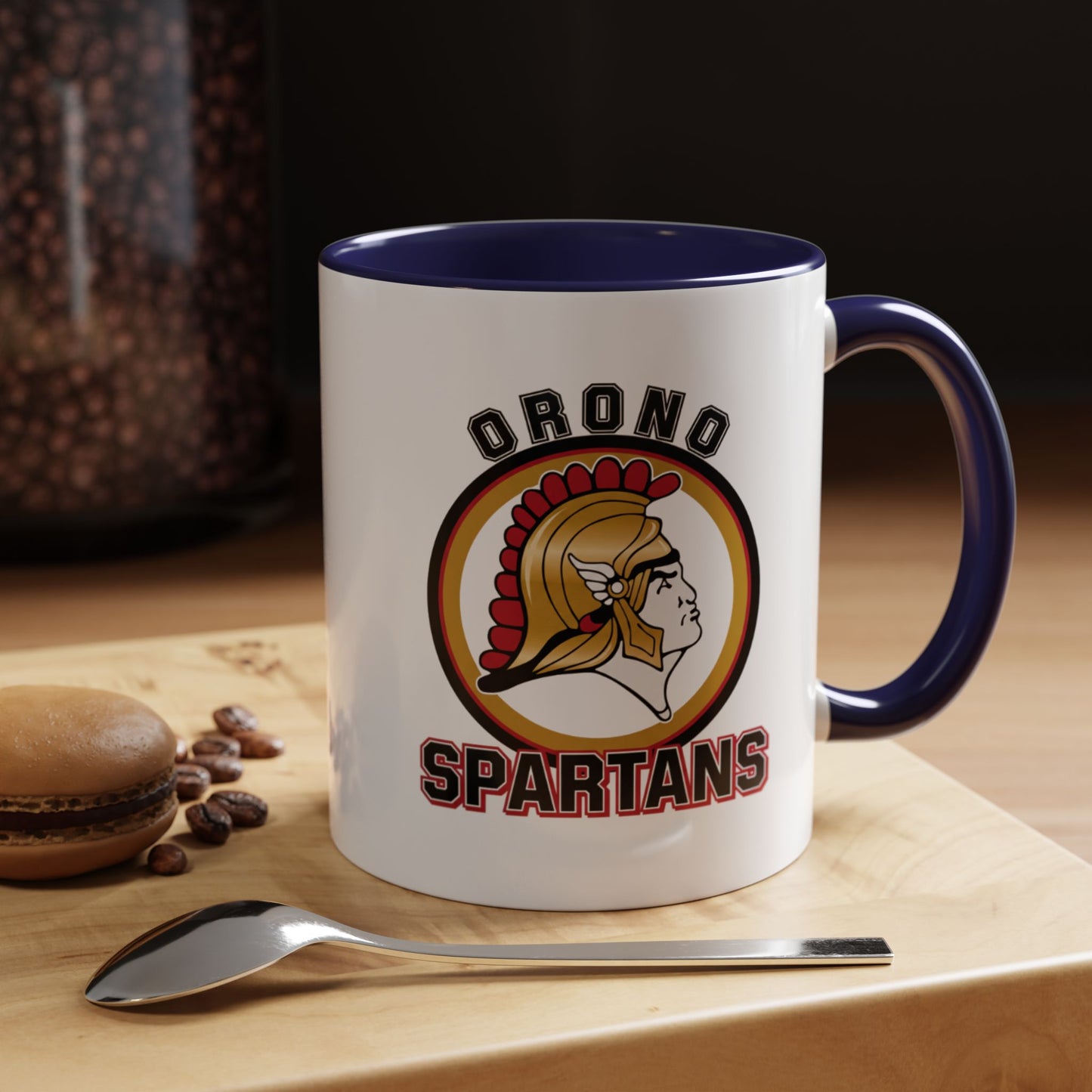 Orono Spartans Accent Coffee Mug - Stylish 15 oz or 11 oz