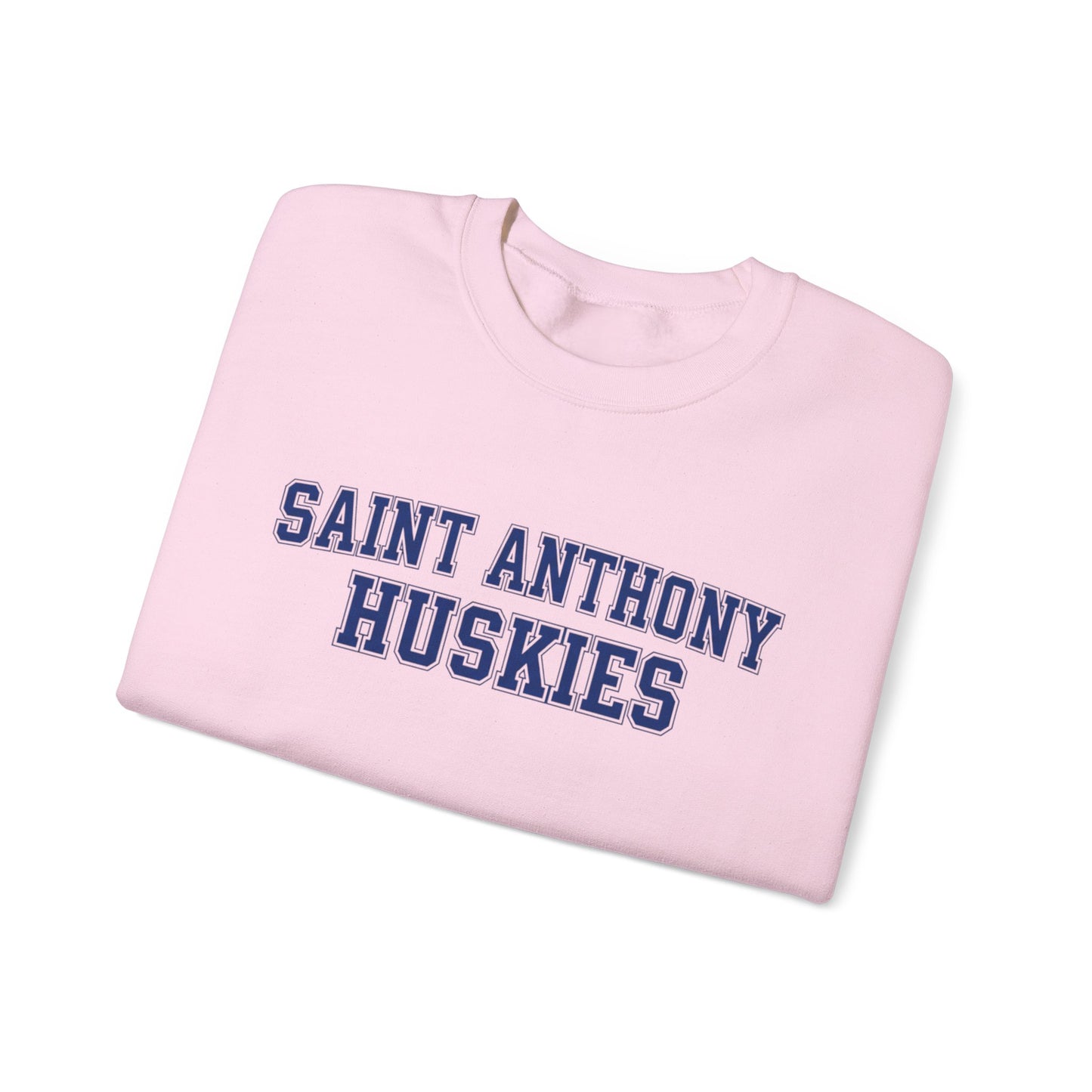 Saint Anthony Huskies Unisex Heavy Blend™ Crewneck Sweatshirt - Cozy Graphic Fashion