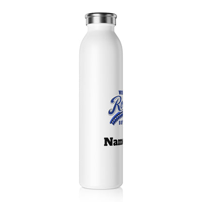 Woodbury Softball Slim Water Bottle —  Stainless Insulated Bottle (personalizable)