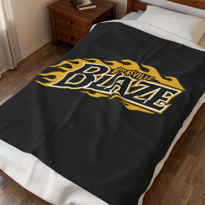 Burnsville Blaze Cozy Velveteen Plush Blanket