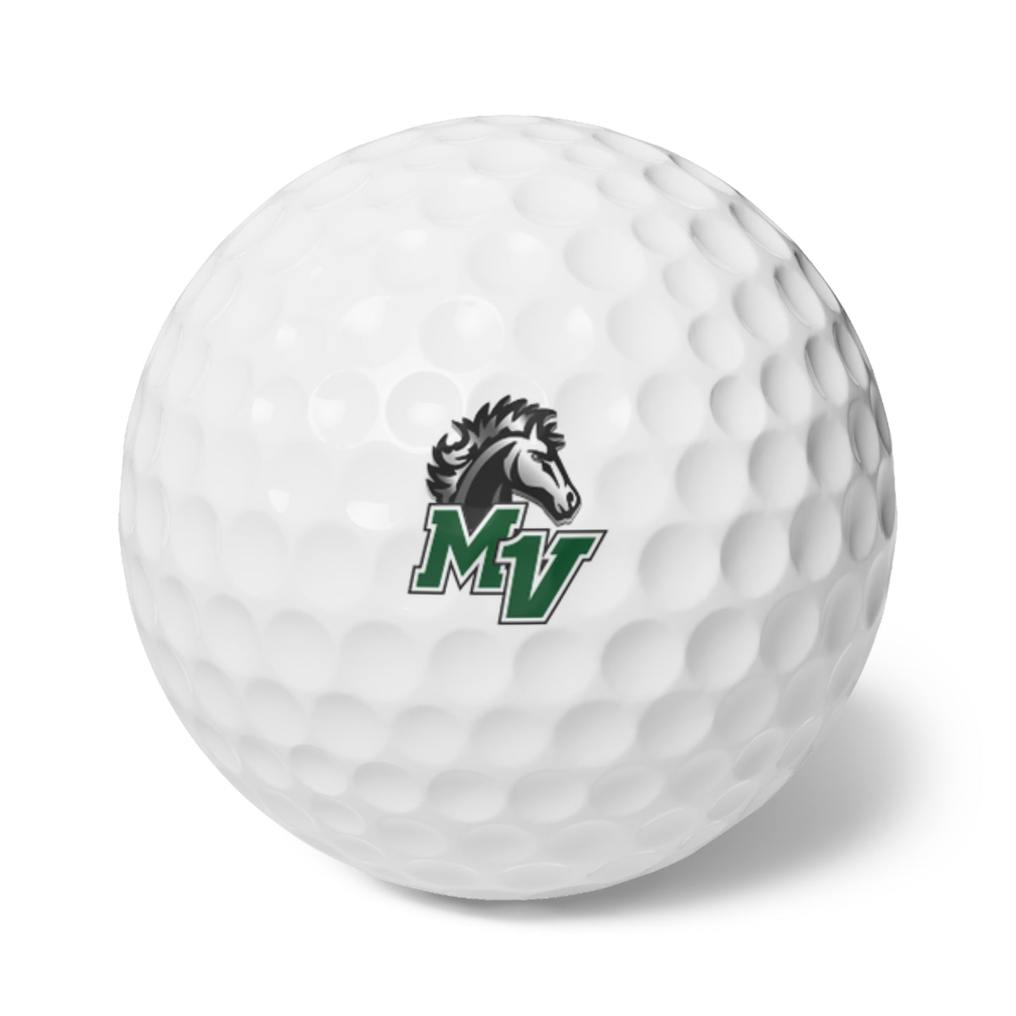 Mounds View Mustangs Golf Balls - Set of 6, Perfect for Golf Enthusiasts & Gifts