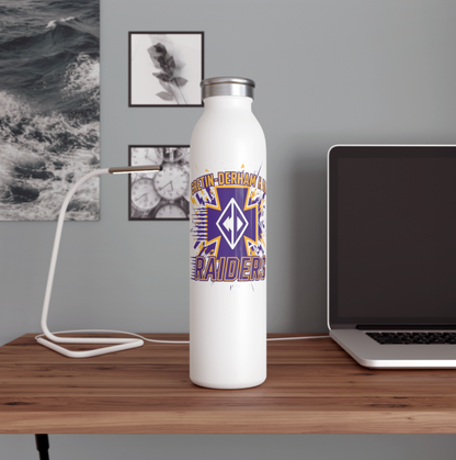 Cretin Derham Hall Slim Water Bottle —  Stainless Insulated Bottle - Personalization Option